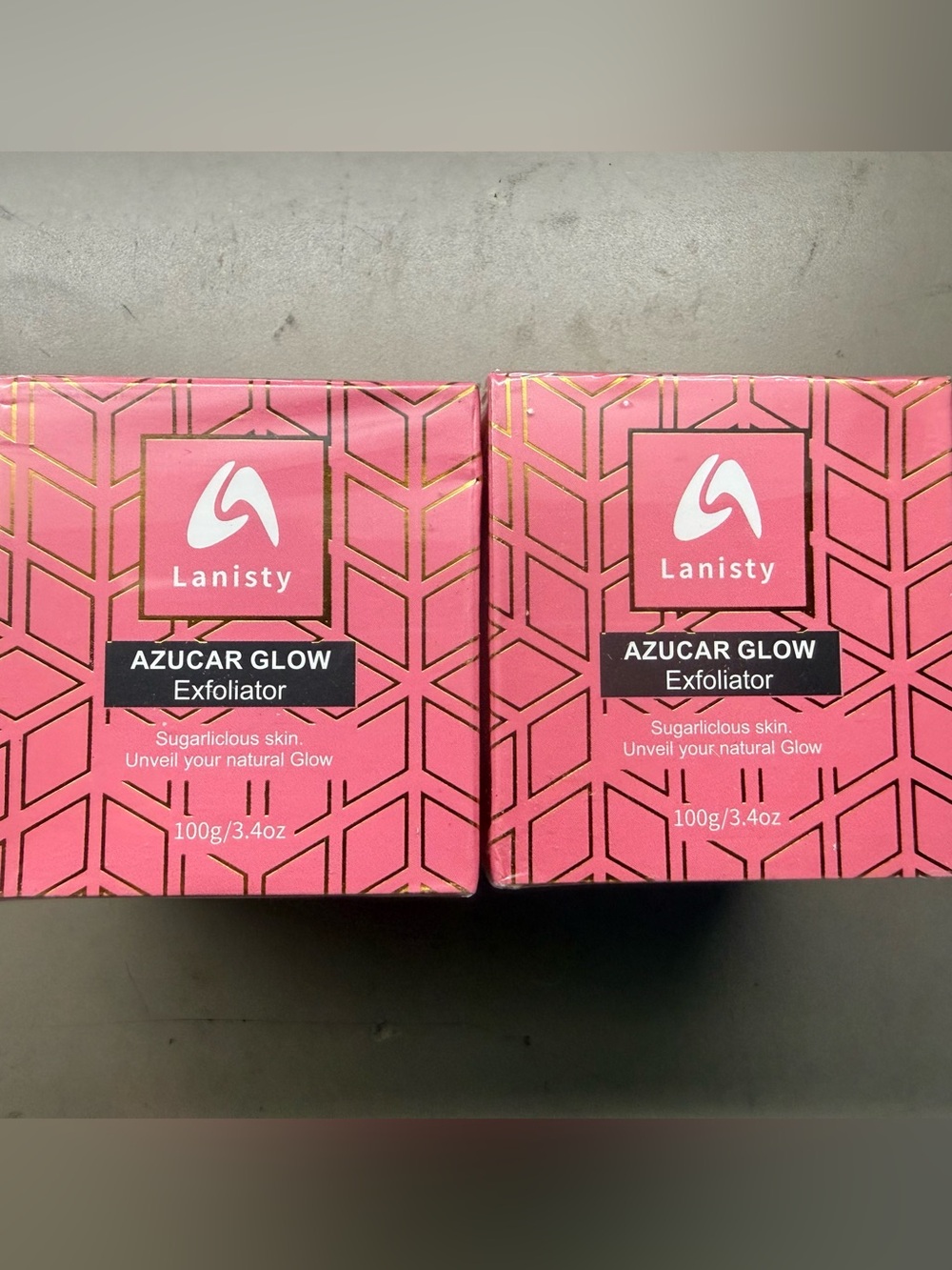 New 2X Azucar Glow Exfoliator Exfoliating Scrub for Face Makes Skin Feel Smooth